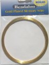 18 Loop Gold Plated Necklace Beadalon Memory Wire